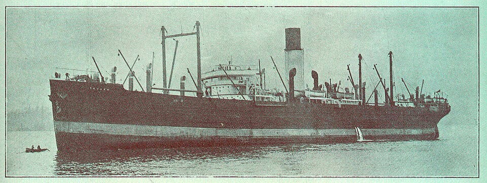 Steamer Teucer, Operated by Ocean Steamship