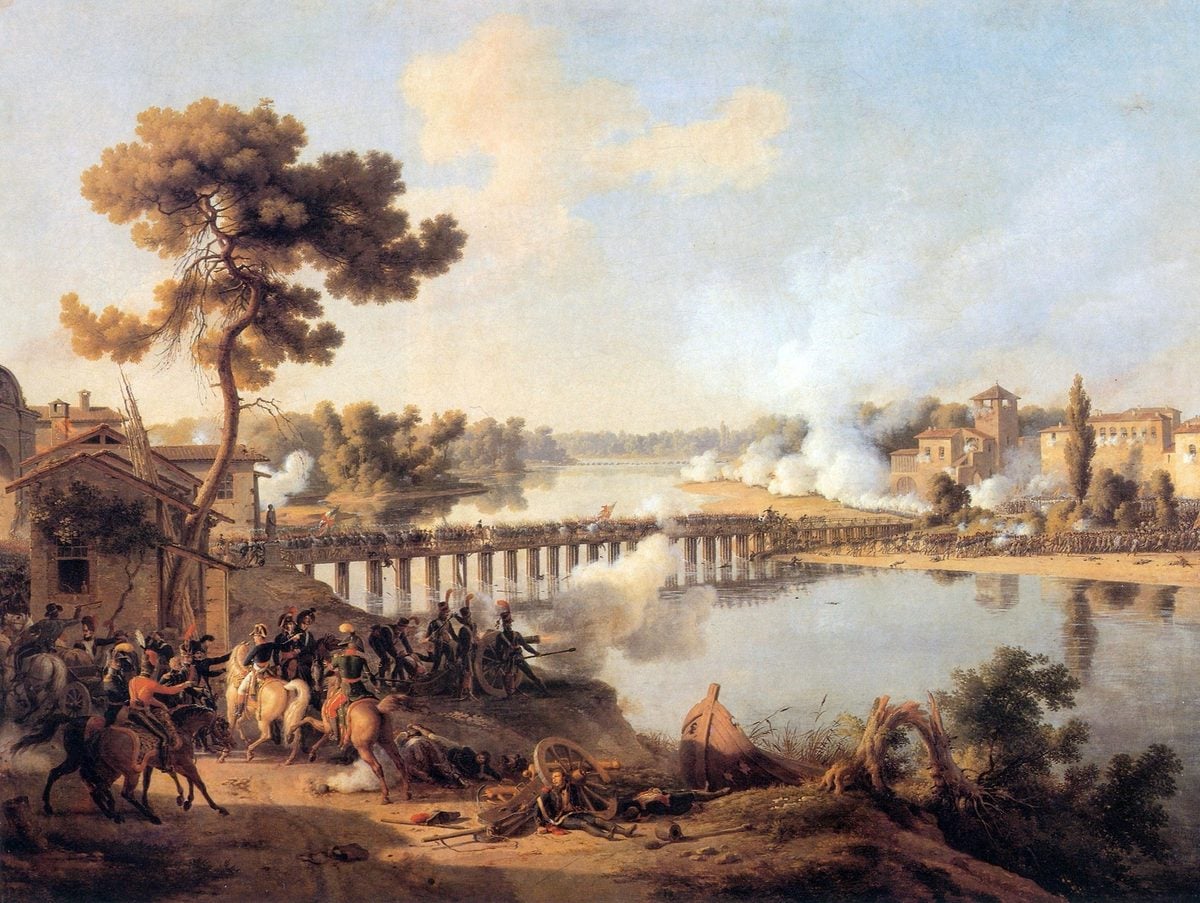General Bonaparte giving orders at the Battle of Lodi