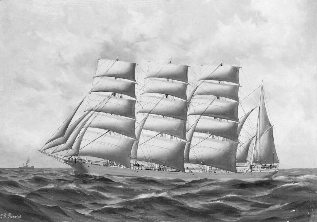 Illustration to show a British Empire ship.