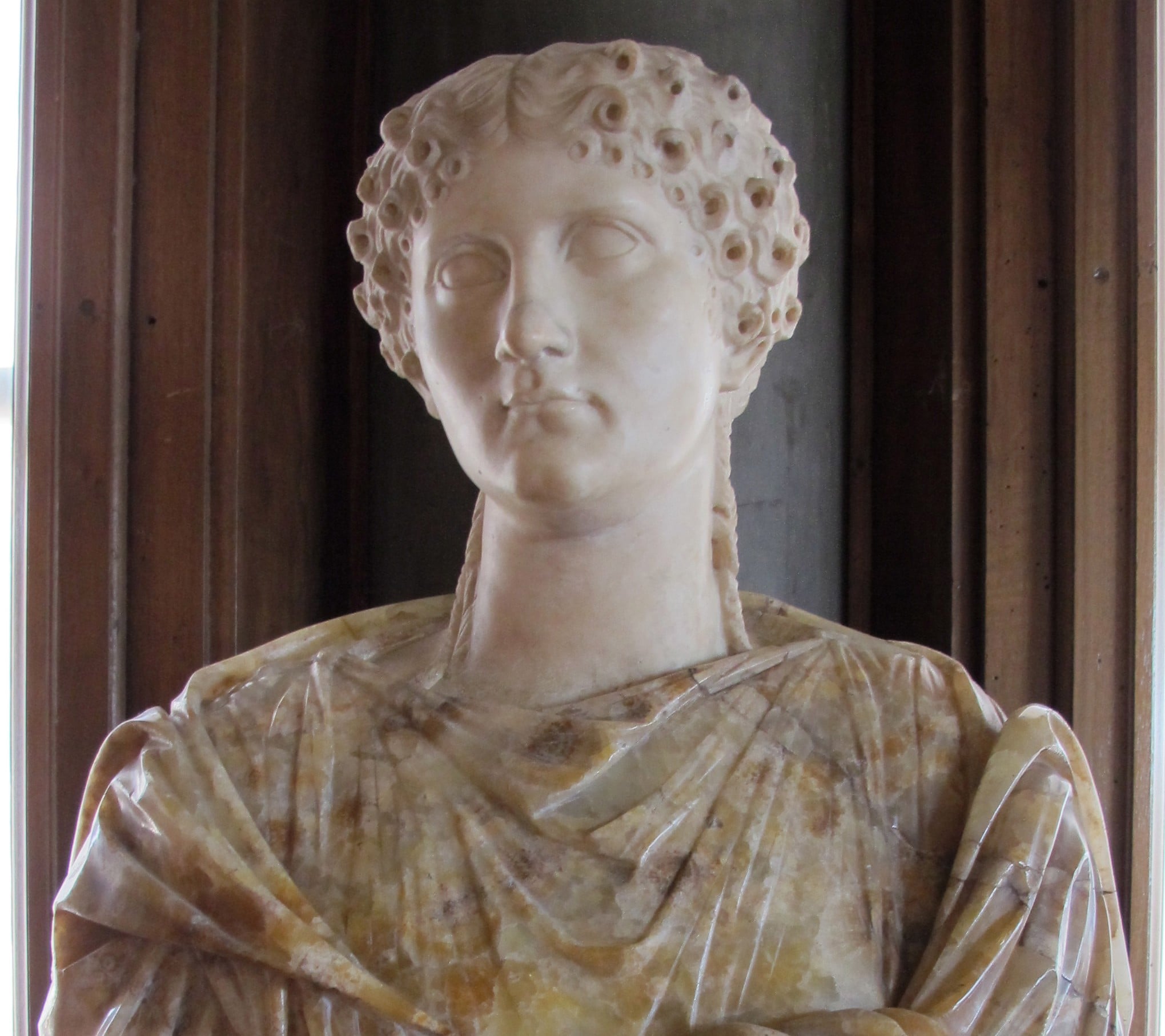 A bust believed to be of Messalina. Uffizi Gallery, Florence, Italy