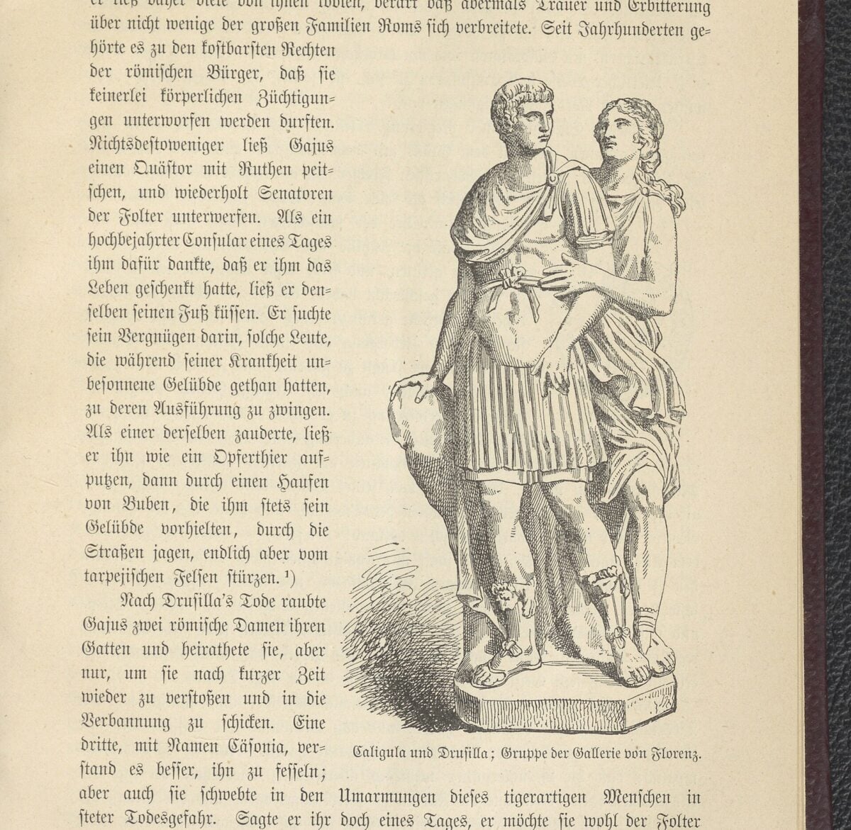 Caligula und Claudius, Messalina und Agrippina in Wort und Bild